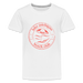 ake Michigan Beach Club™ Kids' Premium Tee – White with Coral Logo - white