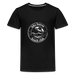 Lake Huron Beach Club Kids’ T-Shirt – White Logo | Soft Cotton Tee - black