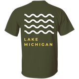 Wavy Lake Michigan