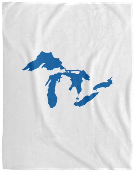 Great Lakes Large Throw Blanket