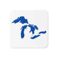 Great Lakes Michigan Mitten Cork-back coaster