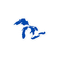 Great Lakes Mitten Outline Decal