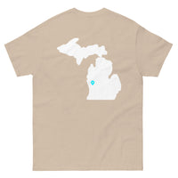 Grand Rapids with Map Unisex classic tee
