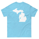 Grand Rapids with Map Unisex classic tee