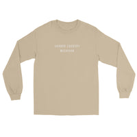 Harbor Country with Map Unisex Long Sleeve Shirt