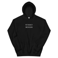 Petoskey with Map Unisex Hoodie