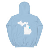 Tawas City with Map Unisex Hoodie