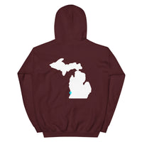 South Haven with Map Unisex Hoodie