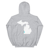 South Haven with Map Unisex Hoodie