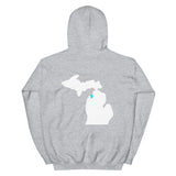 Traverse City with Map Unisex Hoodie