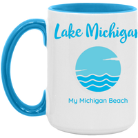 Lake Michigan 15oz. Accent Mug